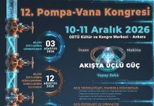 12. Pompa ve Vana Kongresi, Aralık Ayında ODTÜ’de Düzenlenecek